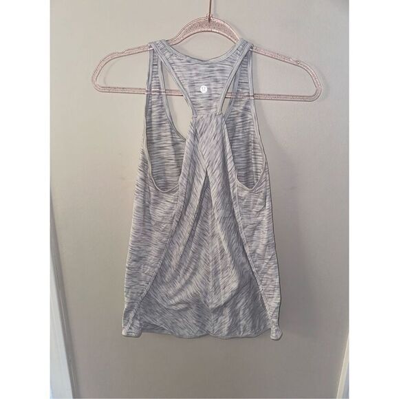Lululemon Workout Top Grey Size 4 - Picture 3 of 4